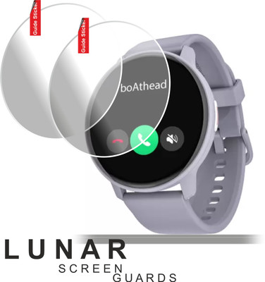 JSGROWITTECH Edge To Edge Tempered Glass for Boat Lunar Connect Smart Watch SCREEN GUARD(Pack of 2)