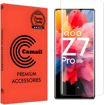 CAMAIL Edge To Edge Tempered Glass for IQOO Z7 5G, IQOO Z7(Pack of 1)