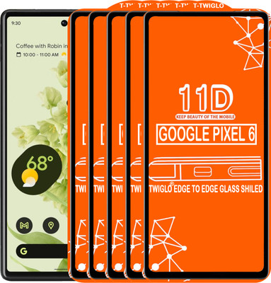 Flipkart SmartBuy Edge To Edge Tempered Glass for GOOGLE PIXEL 6(Pack of 5)
