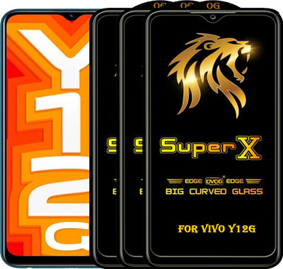 PFOAM Edge To Edge Tempered Glass for VIVO Y12G(Pack of 3)