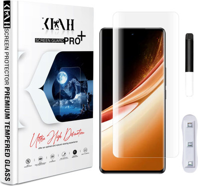KLAH Edge To Edge Tempered Glass for Vivo V30 5G, Borderless UV Glass Protection(Pack of 1)