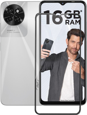 Flipkart SmartBuy Edge To Edge Tempered Glass for itel S23(Pack of 1)