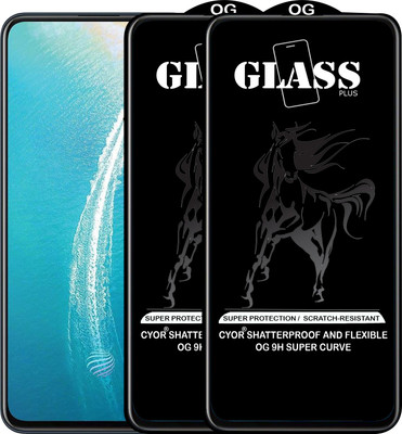 CYOR Edge To Edge Tempered Glass for VIVO V17(Pack of 2)
