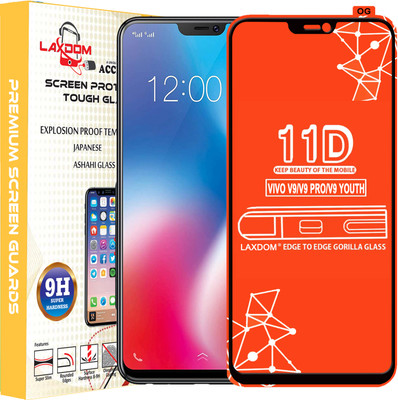 Laxdom Edge To Edge Tempered Glass for VIVO V9 PRO(Pack of 1)