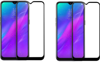 DMJHP Edge To Edge Tempered Glass for Oppo A5s(Pack of 2)