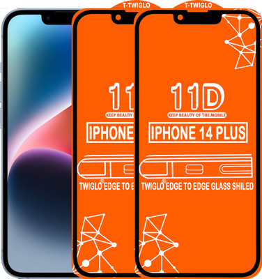 TWIGLO Edge To Edge Tempered Glass for IPHONE 14 PLUS(Pack of 2)