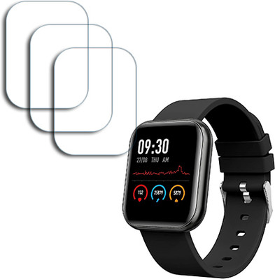 SOMTONE Edge To Edge Tempered Glass for Timex Metalfit SPO2 smartwatch CREEN GUARD(Pack of 3)