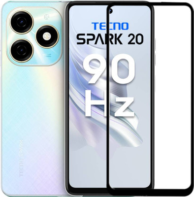 Knotyy Edge To Edge Tempered Glass for Tecno Spark 20(Pack of 1)