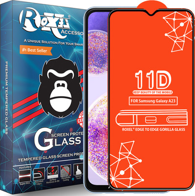 Roxel Edge To Edge Tempered Glass for Samsung Galaxy A23 5G(Pack of 1)
