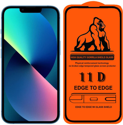 9H Edge To Edge Tempered Glass for Apple iPhone 13 Mini (9H-11D)(Pack of 1)