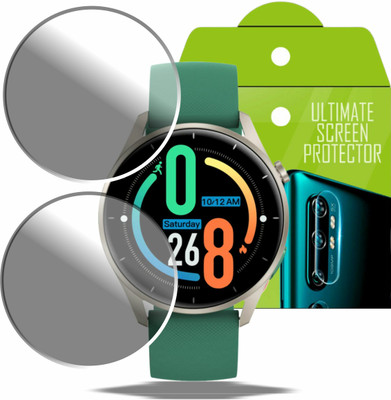 Olonga Edge To Edge Tempered Glass for NOISE NOISE FIT CREW SMARTWATCH(Pack of 2)