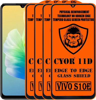 CYOR Edge To Edge Tempered Glass for VIVO S10E(Pack of 4)