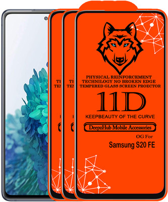 CRodible Edge To Edge Tempered Glass for Samsung Galaxy S20 FE(Pack of 3)