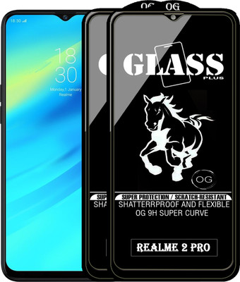 PFOAM Edge To Edge Tempered Glass for Realme 2 Pro(Pack of 2)