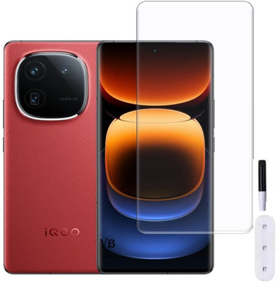 VISHRN CASES Edge To Edge Tempered Glass for Iqoo 12 Pro 5G(Pack of 1)