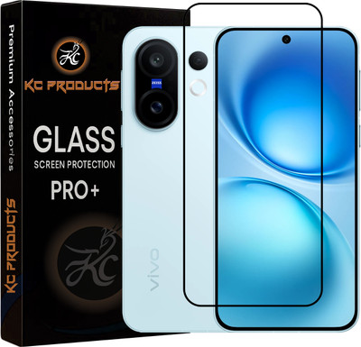 KC PRODUCTS Edge To Edge Tempered Glass for VIVO X200 FE, 5g with Easy Self Installation Kit(Pack of 1)