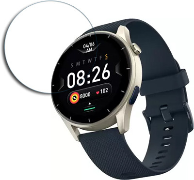 ARBAN Edge To Edge Tempered Glass for Noise Crew Bluetooth Calling 1.38 inch SMARTWATCH SCREEN GUARD(Pack of 1)