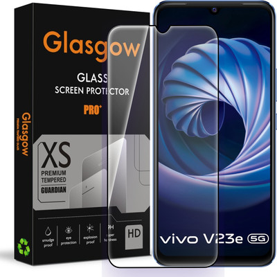 Glasgow Edge To Edge Tempered Glass for Vivo V23e 5G(Pack of 1)