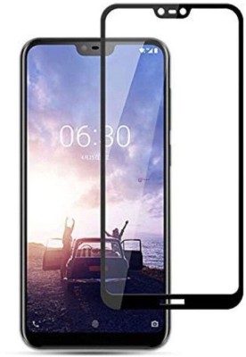 Resolute Edge To Edge Tempered Glass for Nokia 6.1 Plus, DelhiGear Glass(Pack of 1)