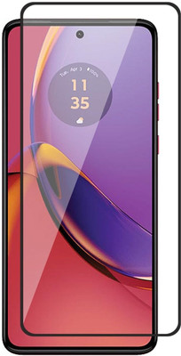 S-Gripline Edge To Edge Tempered Glass for Moto G84 5G, Premium Screen Protector Slim 9H Hard 2.5D(Pack of 1)