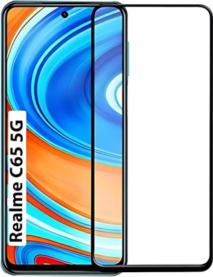 Chemforce Edge To Edge Tempered Glass for Realme 12x, Realme 12 5G, Realme C65, Realme Narzo 70x (5G), 6D Glass(Pack of 1)