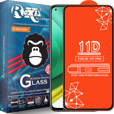 Roxel Edge To Edge Tempered Glass for Mi 10T Pro(Pack of 1)