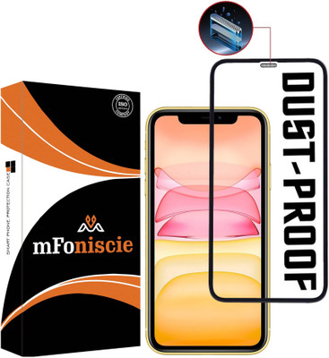 mFoniscie Edge To Edge Tempered Glass for Apple iPhone 12(Pack of 1)