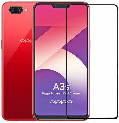 Expromium Edge To Edge Tempered Glass for Oppo A3s(Pack of 1)