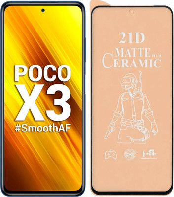 REDDWARF Edge To Edge Tempered Glass for POCO X3(Pack of 1)