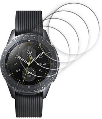 ARBAN Edge To Edge Tempered Glass for Samsung Galaxy Watch 42mm SMARTWATCH SCREEN GUARD(Pack of 4)