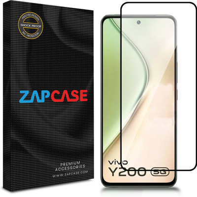Zapcase Edge To Edge Tempered Glass for Vivo Y200 5G(Pack of 1)