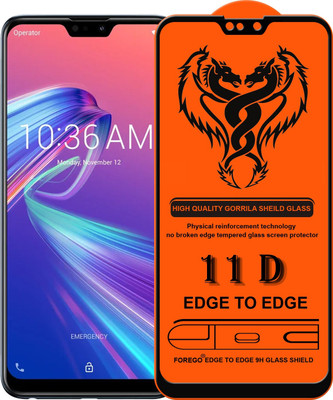 elevend Edge To Edge Tempered Glass for Asus Zenfone Max Pro M2(Pack of 1)