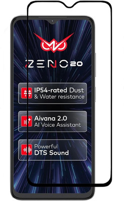 FwellT Edge To Edge Tempered Glass for Itel zeno 20 5G(Pack of 1)