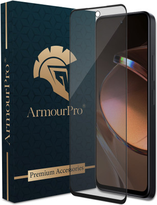 ArmourPro Edge To Edge Tempered Glass for Tecno Pova 6 Pro 5G, Tecno Pova 6 Pro, Pova 6 Pro 5G, Matte Finish Glass(Pack of 1)