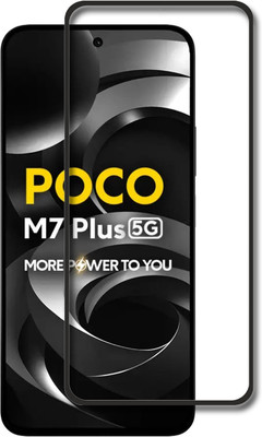 NSTAR Edge To Edge Tempered Glass for POCO M7 Plus 5G(Pack of 1)
