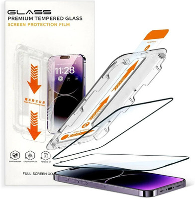 capo Edge To Edge Tempered Glass for iPhone 13 Pro/13/14(Pack of 1)
