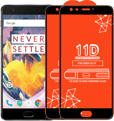 Roxel Edge To Edge Tempered Glass for OnePlus 3T(Pack of 2)