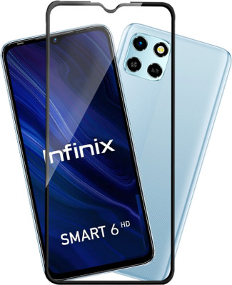 HUPSHY Edge To Edge Tempered Glass for Infinix Smart 6 HD(Pack of 1)