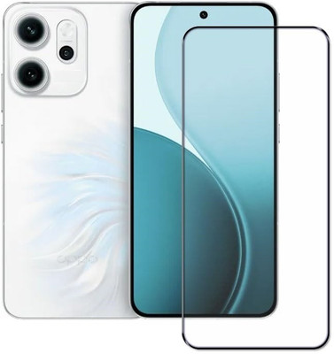 FwellT Edge To Edge Tempered Glass for Oppo Reno 14F 5G(Pack of 1)