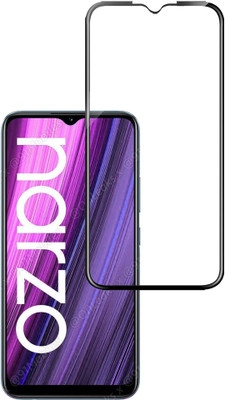 GLOBAL NOMAD Edge To Edge Tempered Glass for realme Narzo 50i(Pack of 1)