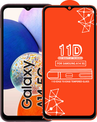 Qyist Edge To Edge Tempered Glass for Samsung Galaxy A14 5G(Pack of 1)