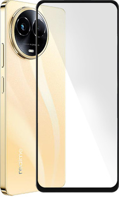GLOBAL NOMAD Edge To Edge Tempered Glass for Realme C11(Pack of 1)