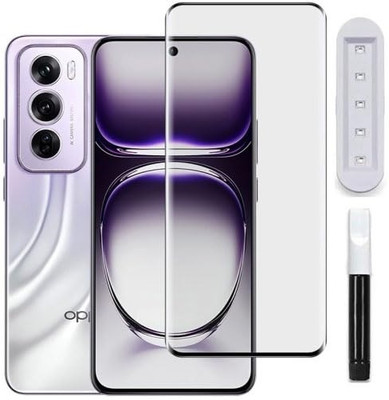 welldesign Edge To Edge Tempered Glass for OPPO Reno 12 5G(Pack of 1)