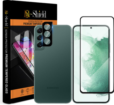 MS-Shield Edge To Edge Tempered Glass for Samsung Galaxy S22+ 5G, With Camera Lens Protector(Pack of 1)