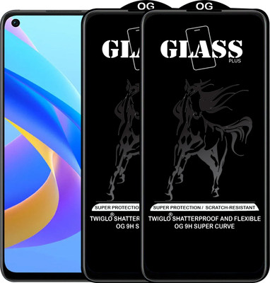 TWIGLO Edge To Edge Tempered Glass for OPPO A36 5G(Pack of 2)