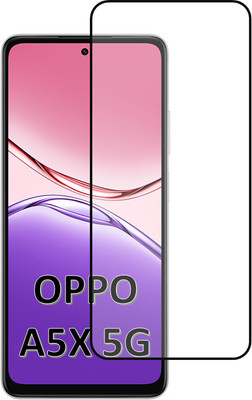 NEXZONE Edge To Edge Tempered Glass for OPPO A5x 5G(Pack of 1)