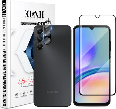 KLAH Edge To Edge Tempered Glass for Samsung Galaxy A05s, With Camera Lens Protector(Pack of 1)