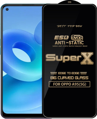 Qyist Edge To Edge Tempered Glass for OPPO A95(5G)(Pack of 1)