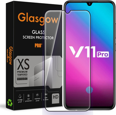 Glasgow Edge To Edge Tempered Glass for Vivo V11 Pro(Pack of 1)