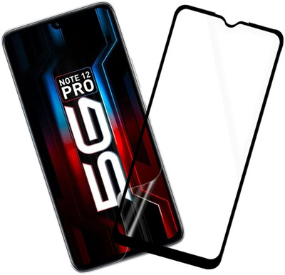 HUPSHY Edge To Edge Tempered Glass for Infinix Note 12 Pro 5G(Pack of 1)